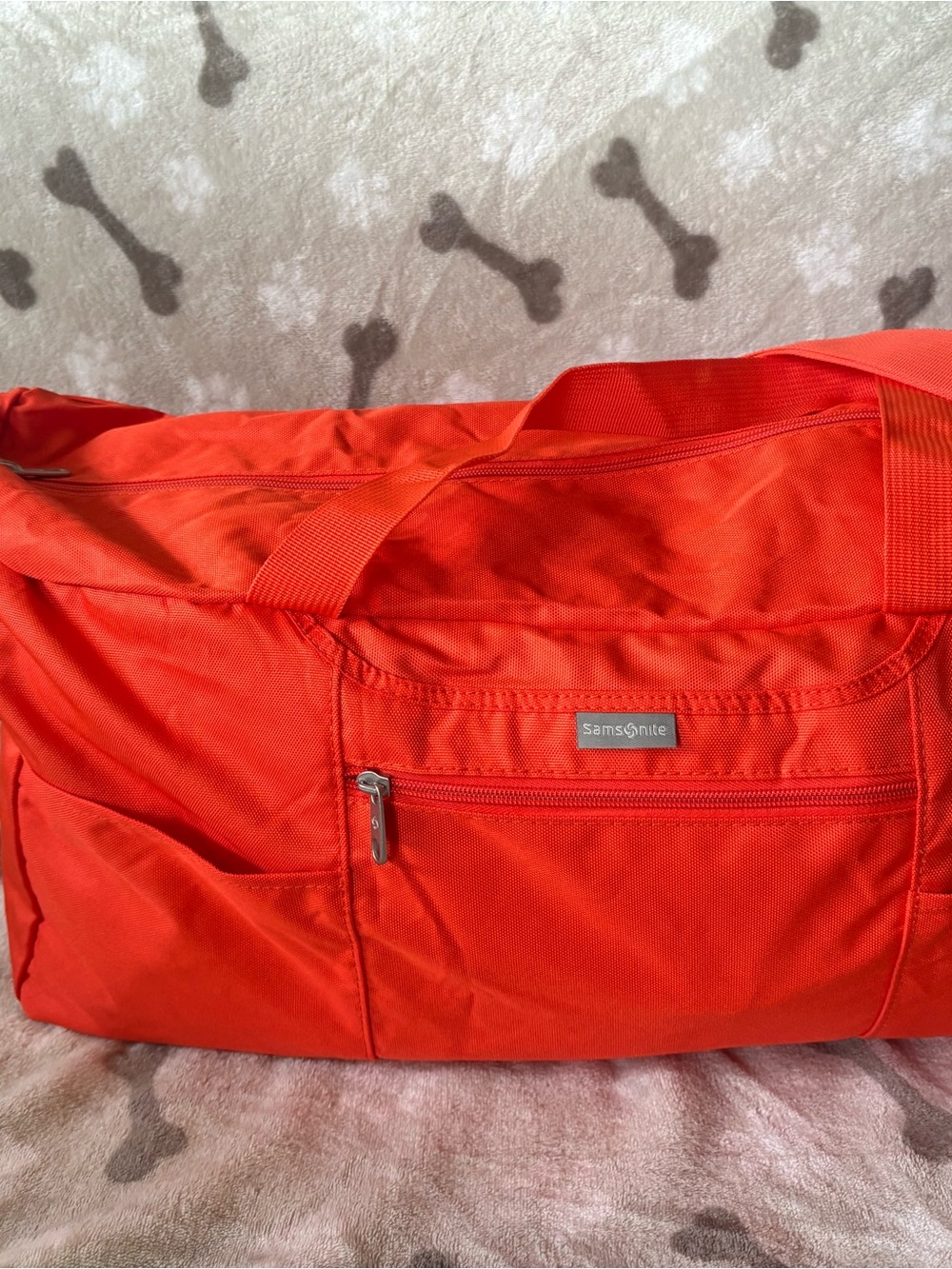 Samsonite Orange Travel Duffel Bag